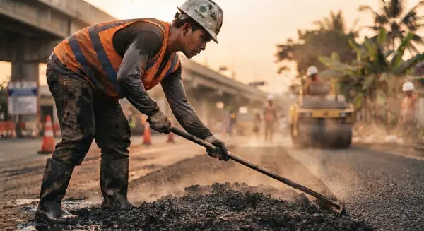 aspal alam yang menjadi salah satu pilihan jasa pengaspalan jalan
