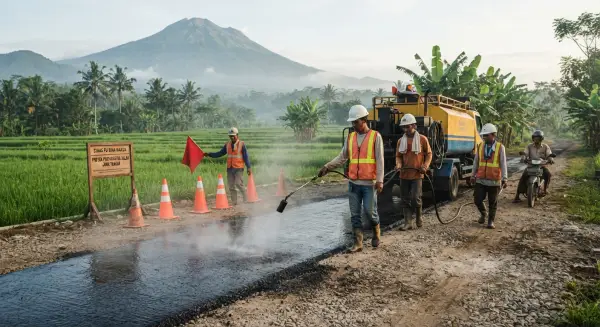aspal drum merupakan material aspal dengan kemasan wadah berbentuk drum
