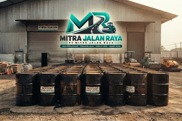 jasa aspal jalan menggunakan tack coat terbaik dan murah