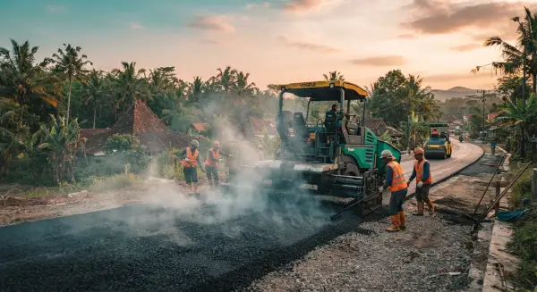 jasa pengaspalan karawangmengerjakan aspal hotmix