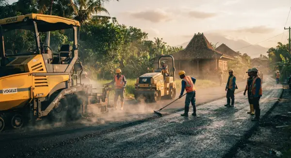 jasa pengaspalan karawang siap mengerjakan proyek aspal