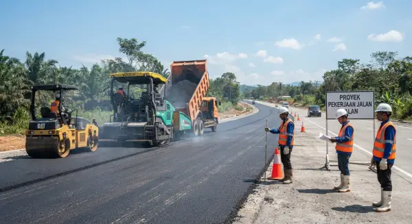 jasa pengaspalan pandeglang pada pembangunan jalan tol nasional