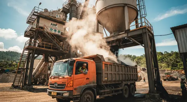 pabrik aspal serang selalu mengecek quality control sebelum dikirim pelanggan